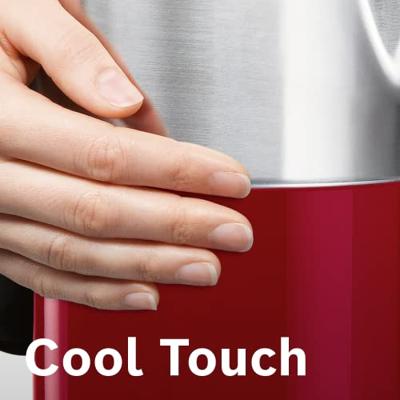 Bosch Haushalt Styline Waterkoker Snoerloos, Oververhittingsbeveiliging Aantal/Volume: 1.5 l Rood - thumbnail