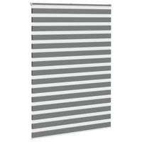 Zebra rolgordijn 155x200 cm stofbreedte 150,9 cm donkergrijs - thumbnail