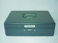 Geldkist Pavo met cijferslot 300x240x90mm donkergrijs - thumbnail