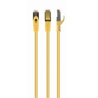 S/FTP Cat6A patchkabel LSZH, geel 30 meter - thumbnail