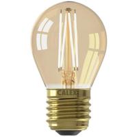 Calex LED volglas Filament Kogellamp 220-240V 3,5W 250lm E27 P45, Goud 2100K CRI80 Dimbaar - thumbnail