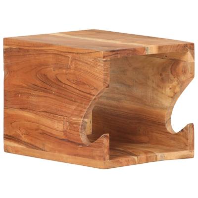 Wandfietsenrek 35x25x25 cm massief acaciahout Wandfietsenrek 35x25x25 cm massief acaciahout