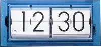 NeXtime NE-5209BL Tafel/wandklok Big Flip 36x16.7x8.5cm Acryl Blauw - thumbnail