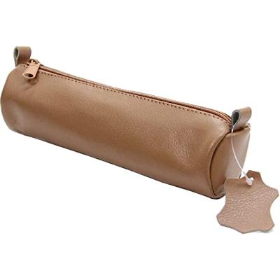 Juscha JU-43016 Pennenetui Alassio Echt Leer Natuur 21x6cm