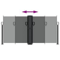 VidaXL Windscherm uittrekbaar 120x600 cm antraciet - thumbnail