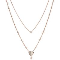 Fossil collier JF03648791 Vintage Glitz rosé - thumbnail