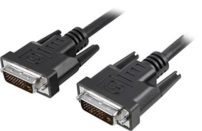 TECHly DVI aansluitkabel 1,80 m ICOC-DVI-8900 zwart [1x DVI-stekker 24+5-pol. - 1x DVI-stekker 24+5