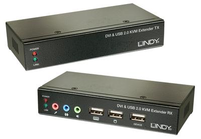 LINDY Cat.5 KVM Extender Classic KVM-extender DVI 1920 x 1200 Pixel