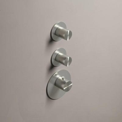 Hotbath Archie inbouwthermostaat met 2 stopkranen RVS MHF002 / ARHF012IX Hotbath Archie inbouwthermostaat met 2 stopkranen RVS MHF002 / ARHF012IX