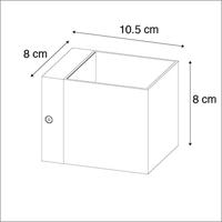 QAZQA Set van 4 moderne wandlampen zwart - Transfer - thumbnail
