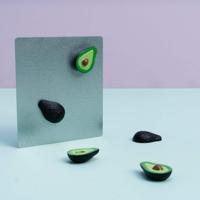 Avocado magneten (set van 5) - thumbnail