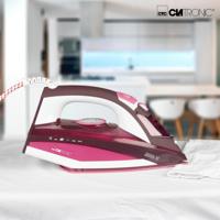 Clatronic DB 3705 Stoomstrijkijzer Wit, Rood 2600 W - thumbnail
