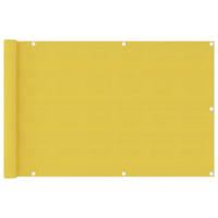 VidaXL Balkonscherm 90x400 cm hdpe geel - thumbnail