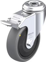 Blickle LKRA-TPA 101KF-11-FI-ELS Zwenkwiel met rem Wieldiameter: 100 mm Draagvermogen (max.): 70 kg 1 stuk(s) - thumbnail
