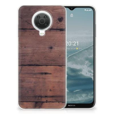 Nokia G20 | G10 | Bumper Hoesje | Old Wood