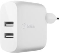 Belkin Boost Charge 2-poorts USB-A wandlader oplader - thumbnail