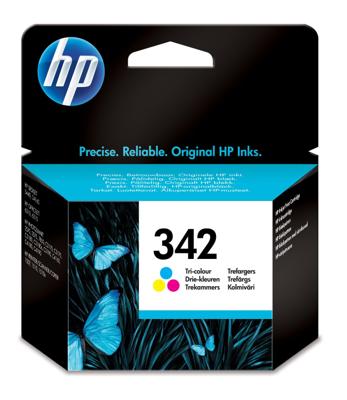 HP Inktcartridge 342 Origineel Cyaan, Magenta, Geel C9361EE Inkt HP Inktcartridge 342 Origineel Cyaan, Magenta, Geel C9361EE Inkt