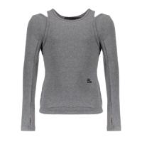 Frankie & Liberty Meisjes top - Pixie - 04.4 Dark Warm Grey - thumbnail