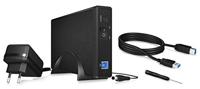 ICY BOX IB-377U3 HDD enclosure 3.5 Zwart - thumbnail