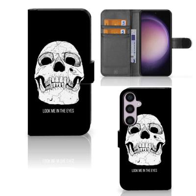 Telefoonhoesje met Naam Samsung Galaxy S24 Plus Skull Eyes Telefoonhoesje met Naam Samsung Galaxy S24 Plus Skull Eyes
