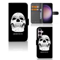 Telefoonhoesje met Naam Samsung Galaxy S24 Plus Skull Eyes - thumbnail