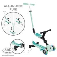 Evolutieve step - Go Up Active Lights 360°- GLOBBER mintgroen - thumbnail