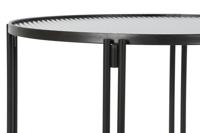 Hoofdtafel DKD Home Decor Metaal Kristal 63 x 63 x 46 cm - thumbnail