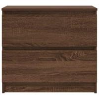 Tv-meubel 60x35x54 cm bewerkt hout bruin eikenkleur - thumbnail