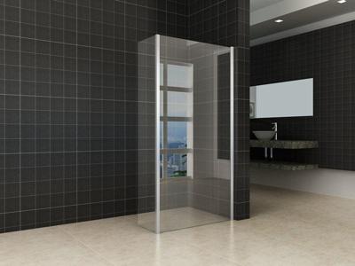 Inloopdouche Wiesbaden met zijwand 30cm 120x200cm 8mm NANO coating
