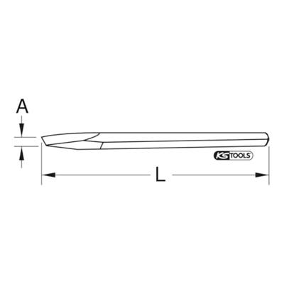 KS Tools BRONZEPlus kruisbeitel, 400 mm 9632483