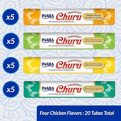INABA Churu Variety box Chicken - Kattensnoepje - 20 x 14g