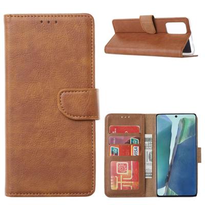 Samsung Galaxy S20 | Bookcase | Bruin met Standaard