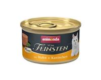 ANIMONDA Vom Feinsten Mousse Chicken and rabbit - nat kattenvoer - 85g - thumbnail