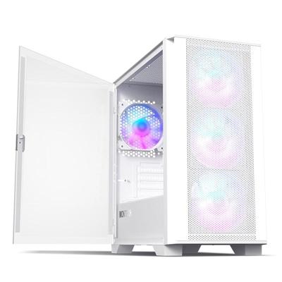 Montech air 100 argb mini tower behuizing (wit | 3x usb-a | tempered glass) Montech air 100 argb mini tower behuizing (wit | 3x usb-a | tempered glass)