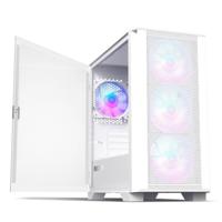 Montech air 100 argb mini tower behuizing (wit | 3x usb-a | tempered glass) - thumbnail