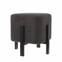 Poef Jack zwart 48cm - thumbnail