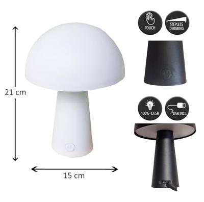 Portable lamp rond 21x15 cm wit Anna's Collection - Annas collection