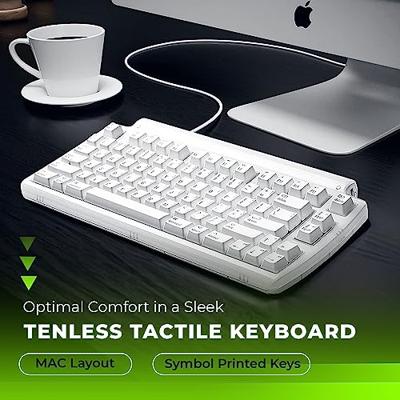 Matias Wired Mini Tactile Pro Keyboard US QWERTY for MacBook white