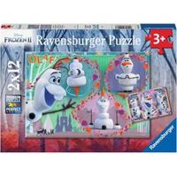 Ravensburger puzzel Frozen 2 Olaf 2x12 stukjes - thumbnail