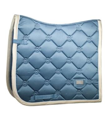 Zadeldek Equestrian Stockholm Stone Blue, Springen paard in lichtblauw