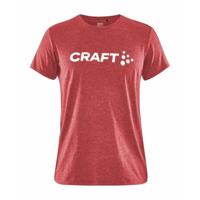 Craft 1913422 Community Logo SS Tee W - Bright Red/Melange - L - thumbnail