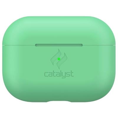 Catalyst Slim Case voor AirPods Pro Skin voor Apple AirPods Pro Charging Case, verwisselbare kleuren, beschermhoes Soft Skin, compatibel draadloos opladen - Muntgroen