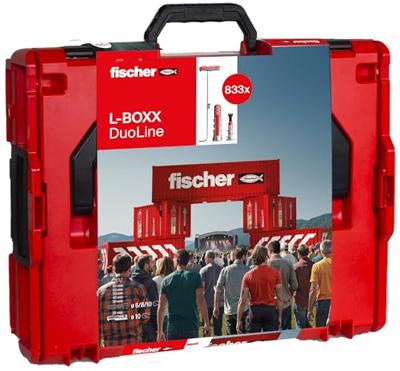 Fischer 558626 DUO-Line Assortimentsdoos pluggen 833 onderdelen