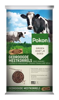 Pokon gedroogde mest korrel 5 kg