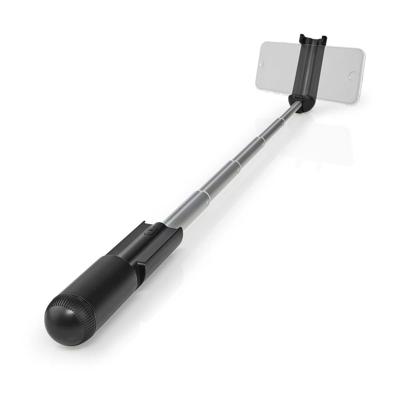 Uitschuifbare Selfiestick | Ingebouwde Draadloze Sluiterknop | Compact | Lichtgewicht | Zwart - thumbnail