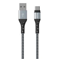 Energizer - Gevlochten USB-C oplaadkabel - lange oplaadkabel - Hoge sterkte - Zwart - thumbnail