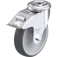 Blickle LER-PATH 160G-FI Zwenkwiel met rem Wieldiameter: 160 mm Draagvermogen (max.): 300 kg 1 stuk(s) - thumbnail