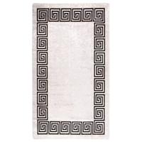 Vloerkleed wasbaar anti-slip 190x300 cm lichtbeige - thumbnail