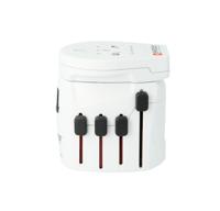 Skross PRO World & USB Universal Universal White power plug adapter - thumbnail