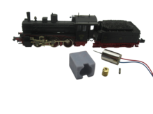 micromotor NF025G N ombouwset voor Fleischmann BR 53.3 DRG , KPEV G4